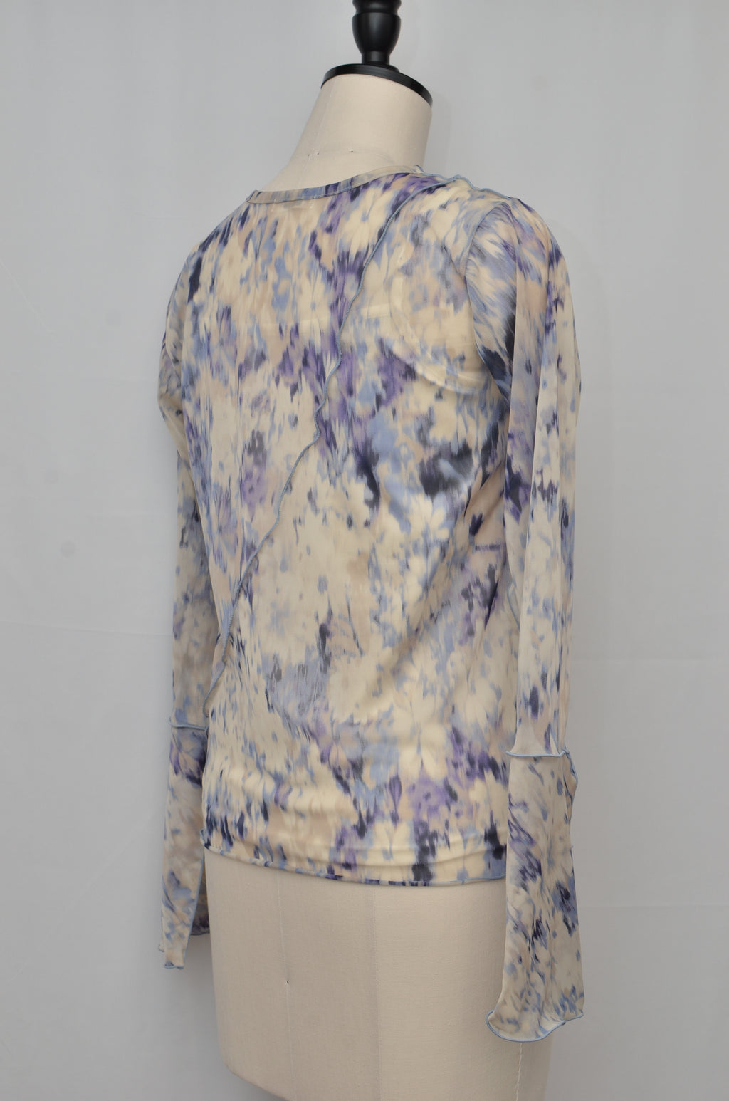 春咲くBlooming シアートップス + キャミソールセット（Blue）