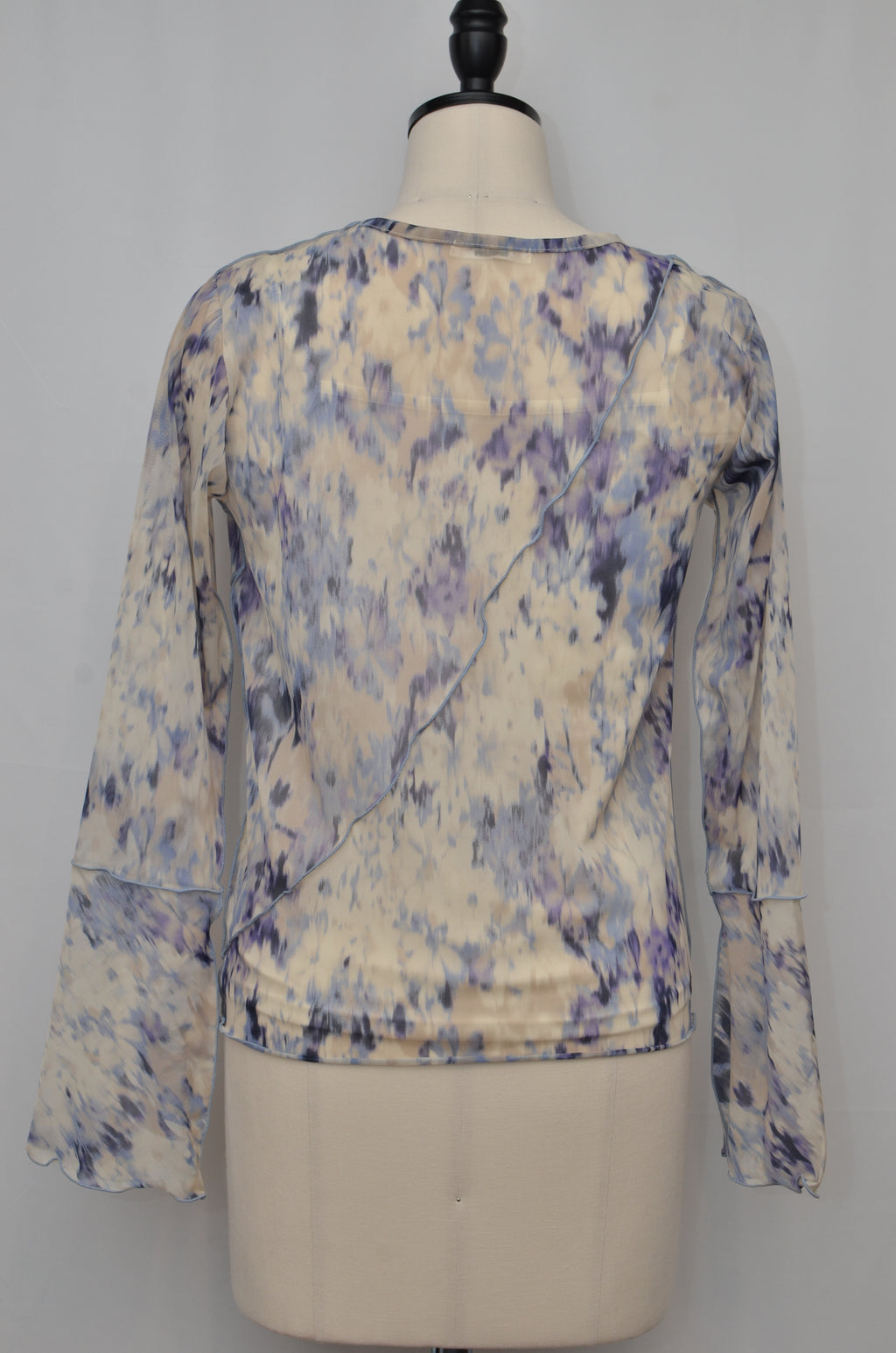 春咲くBlooming シアートップス + キャミソールセット（Blue）
