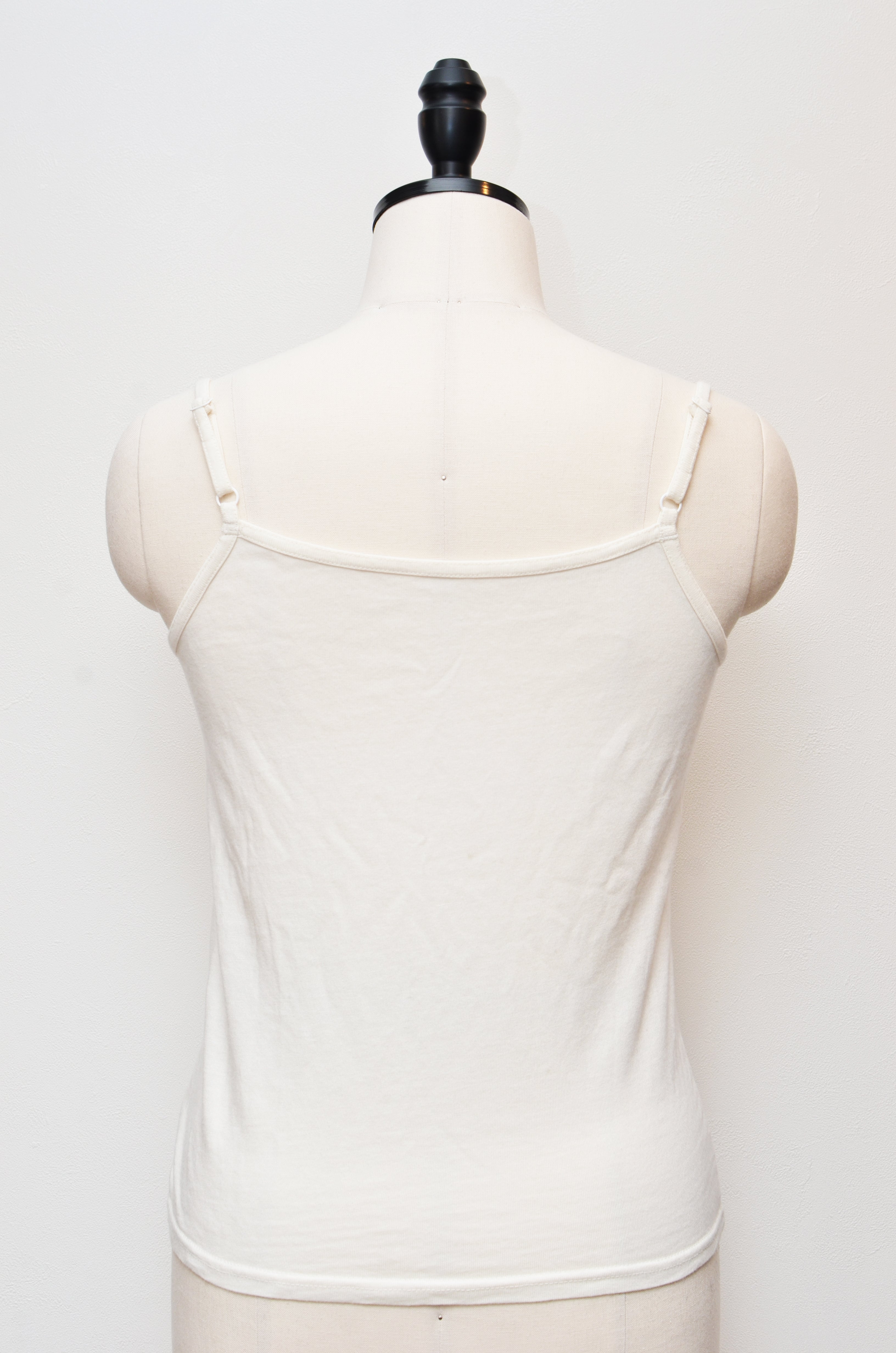 コットン混ソフトキャミソール（アジャスター付き）