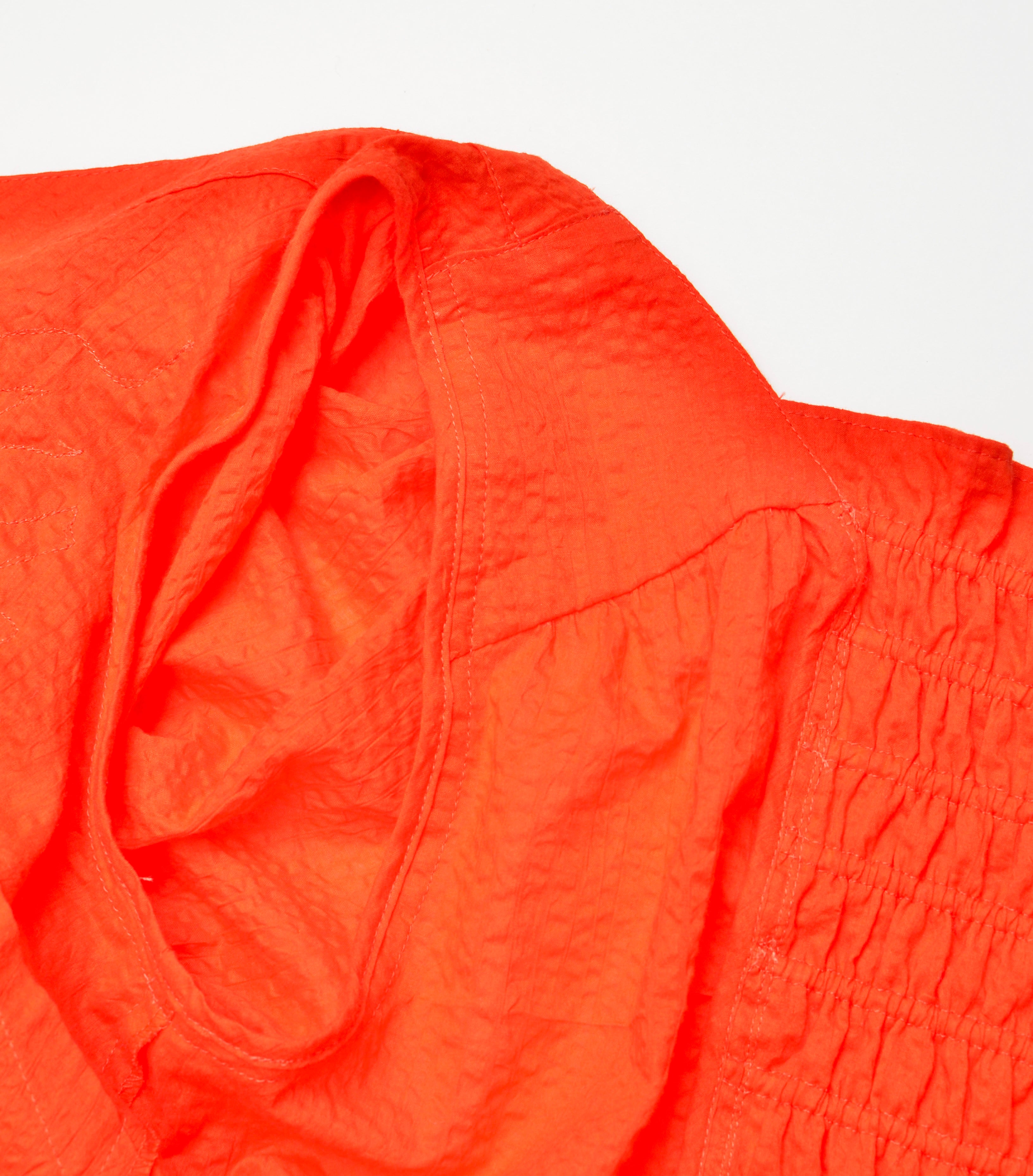 [2/14-15 TOKYO POPUP先行販売] [チクチクしない服] 浪漫ブラウス（オレンジ）