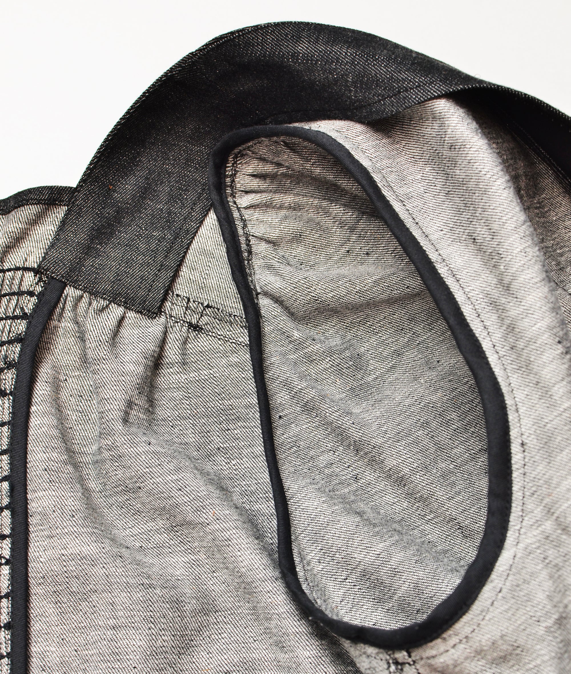 [Made to Order] [Colorfast] Frill Motif Denim-Like Blouson