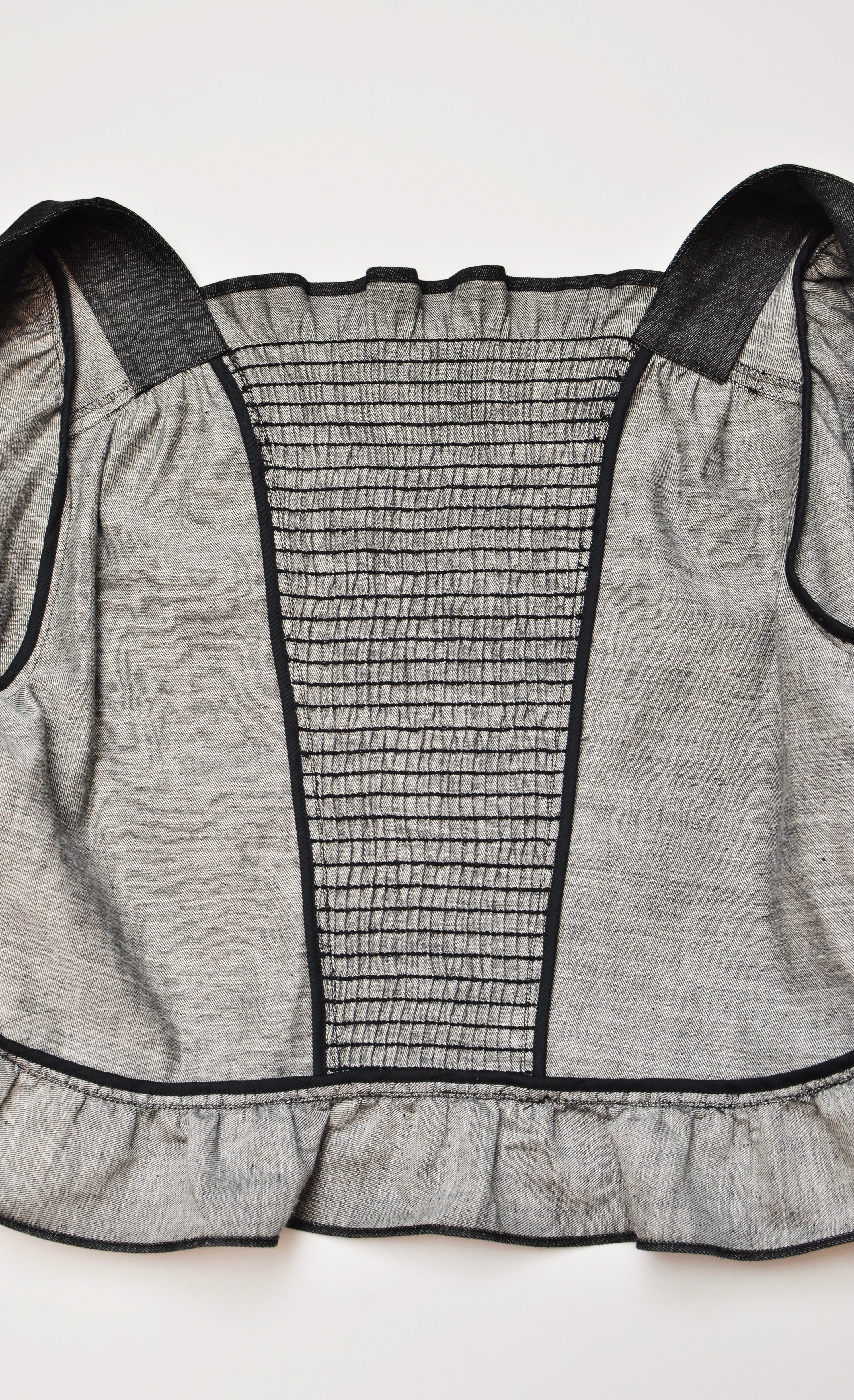 [2/14-15 TOKYO POPUP先行販売] 浪漫ジャケット（デニム風ブラック）