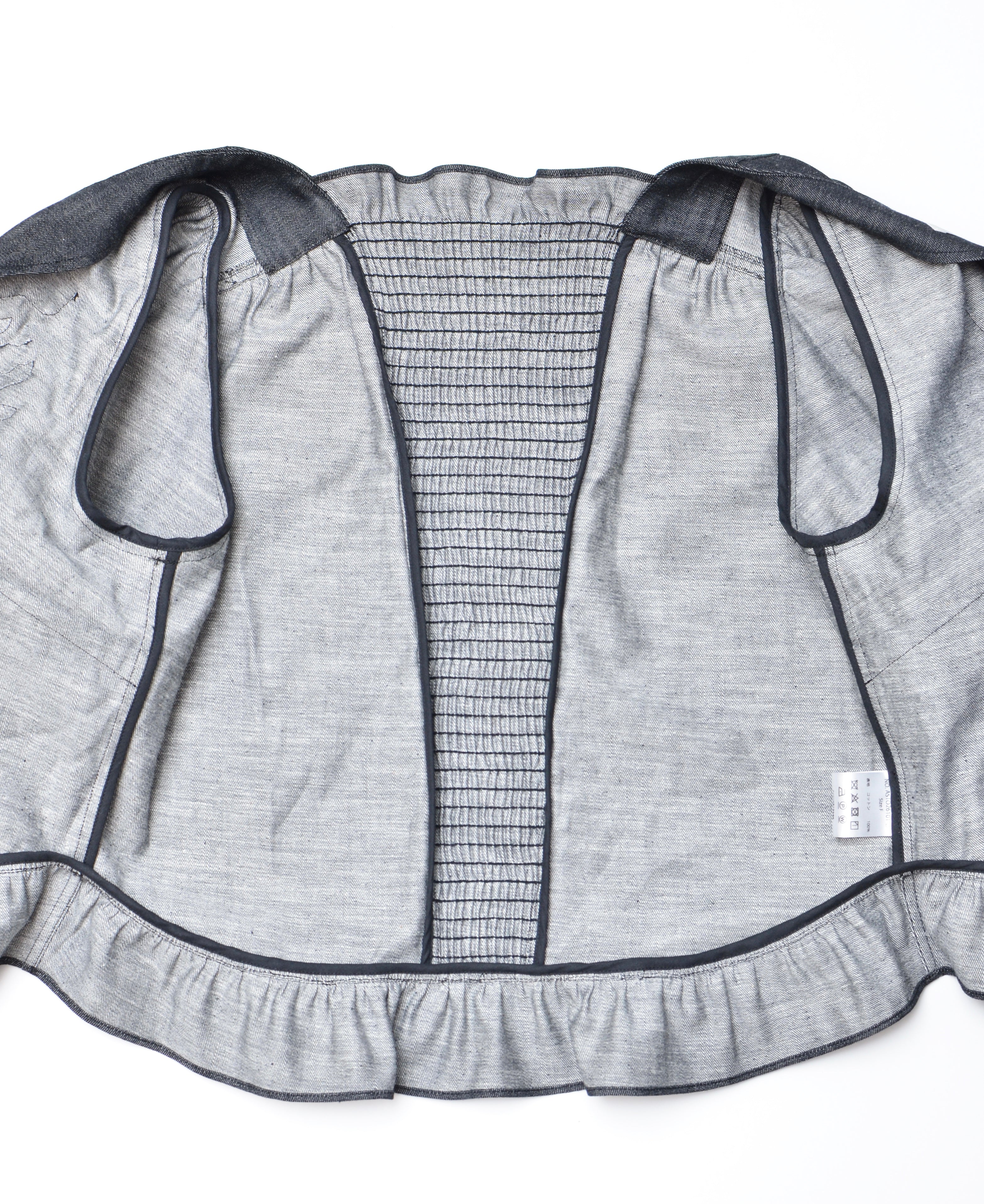 浪漫ジャケット（デニム風ブラック）