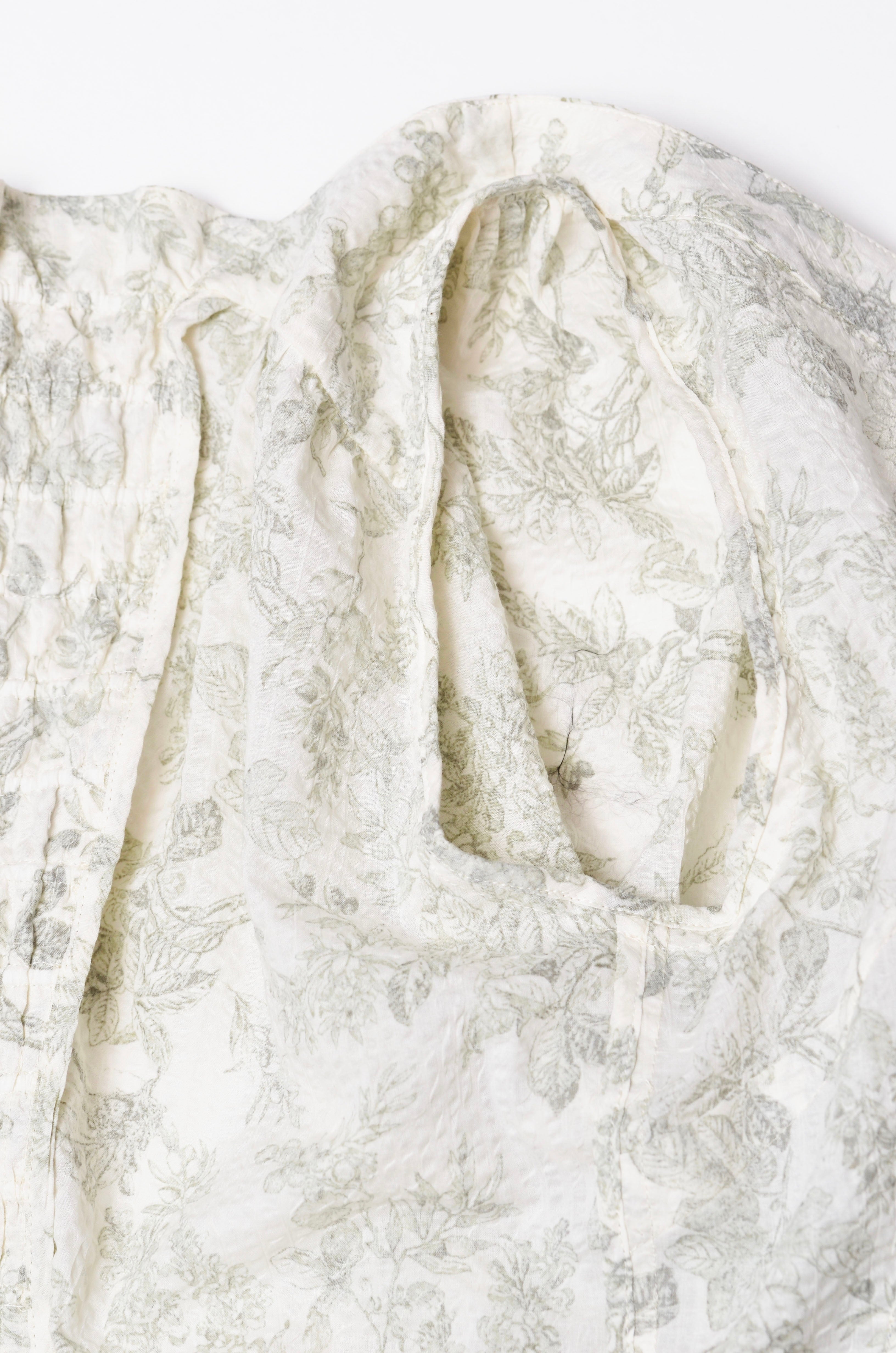 [2/14-15 TOKYO POPUP先行販売] [チクチクしない服] 浪漫ブラウス（オフ）