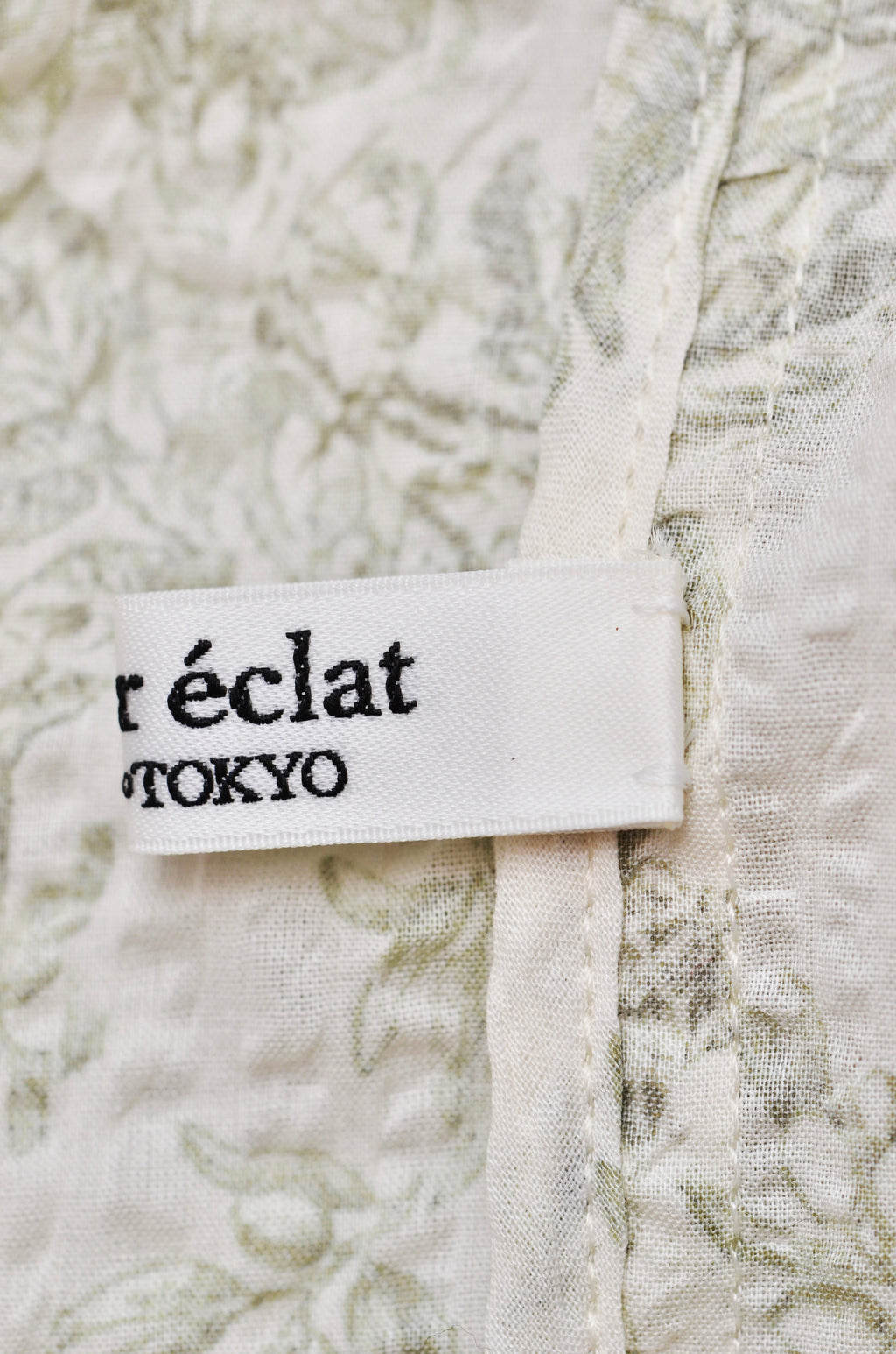 [2/14-15 TOKYO POPUP先行販売] [チクチクしない服] 浪漫ブラウス（オフ）