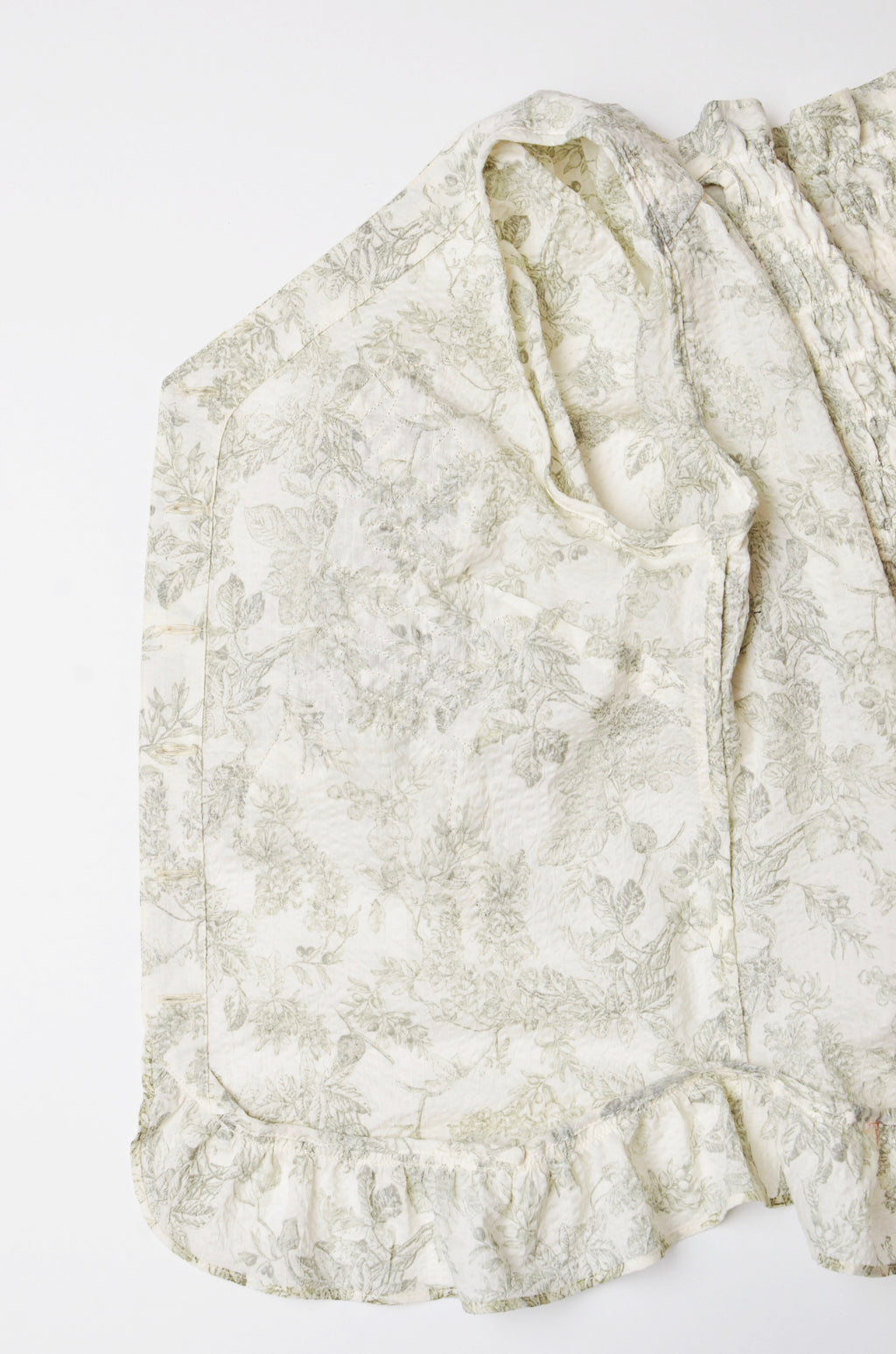 [2/14-15 TOKYO POPUP先行販売] [チクチクしない服] 浪漫ブラウス（オフ）