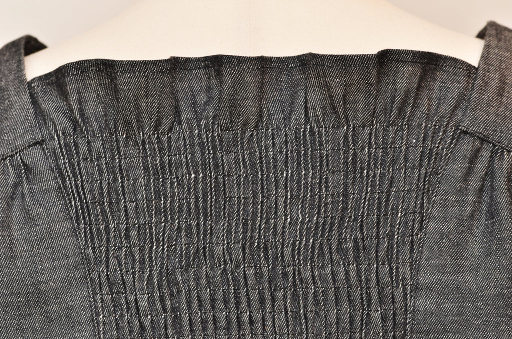 [Made to Order] [Colorfast] Frill Motif Denim-Like Blouson