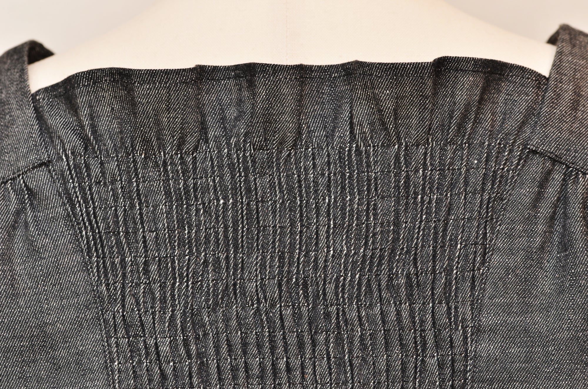 [Made to Order] [Colorfast] Frill Motif Denim-Like Blouson