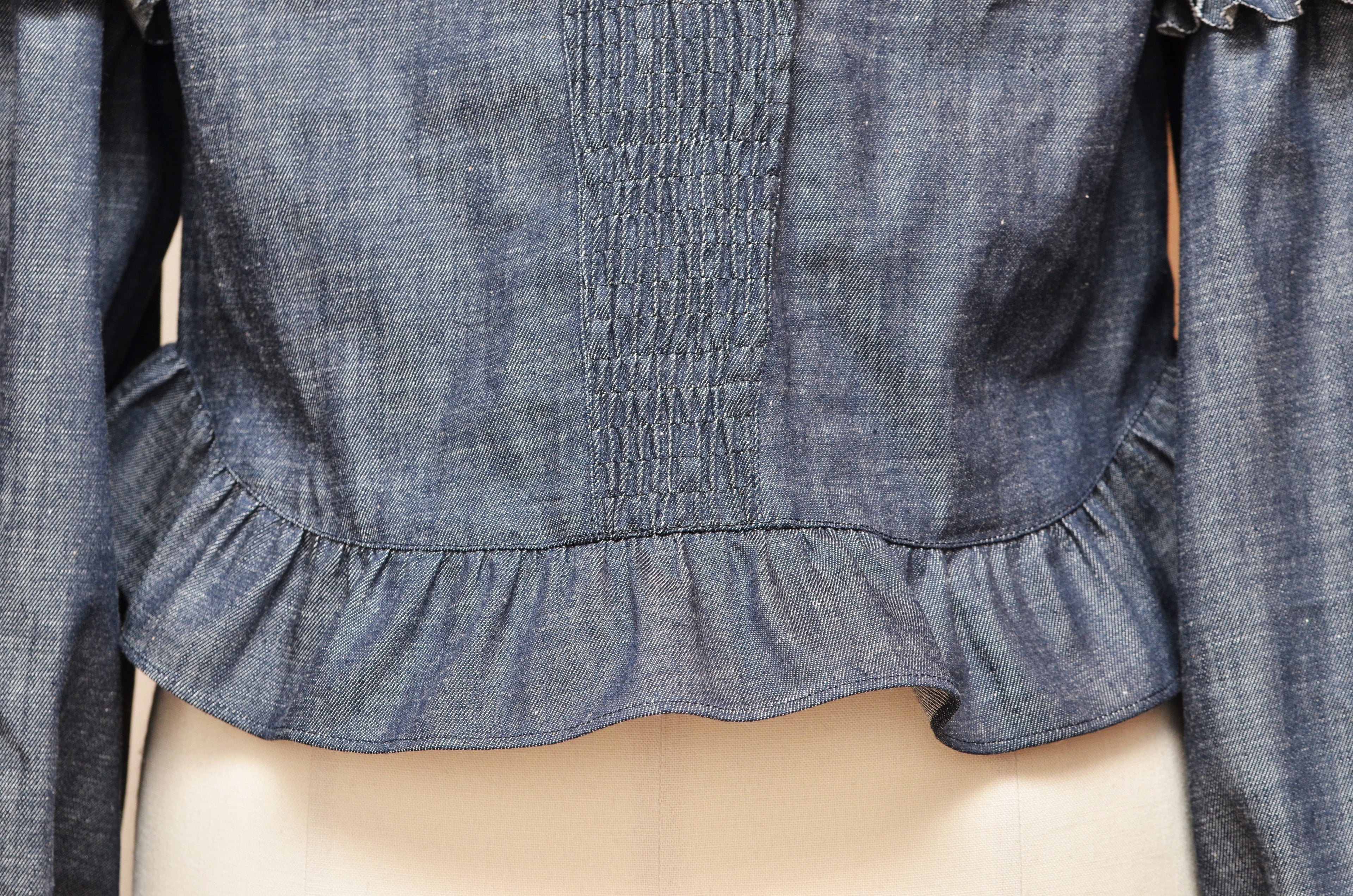 [2/14-15 TOKYO POPUP先行販売] 浪漫ジャケット（デニム風ネイビー）