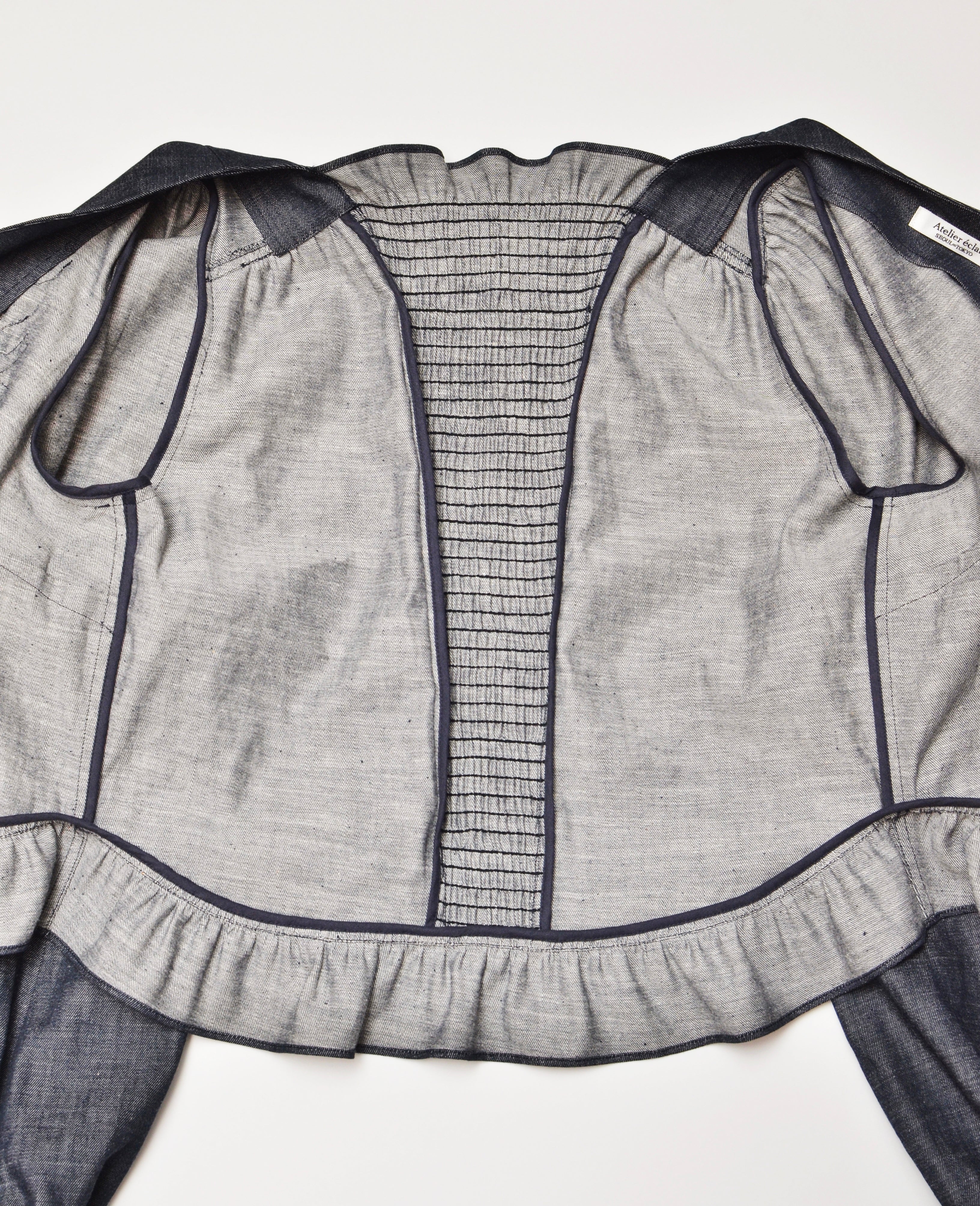 [2/14-15 TOKYO POPUP先行販売] 浪漫ジャケット（デニム風ネイビー）