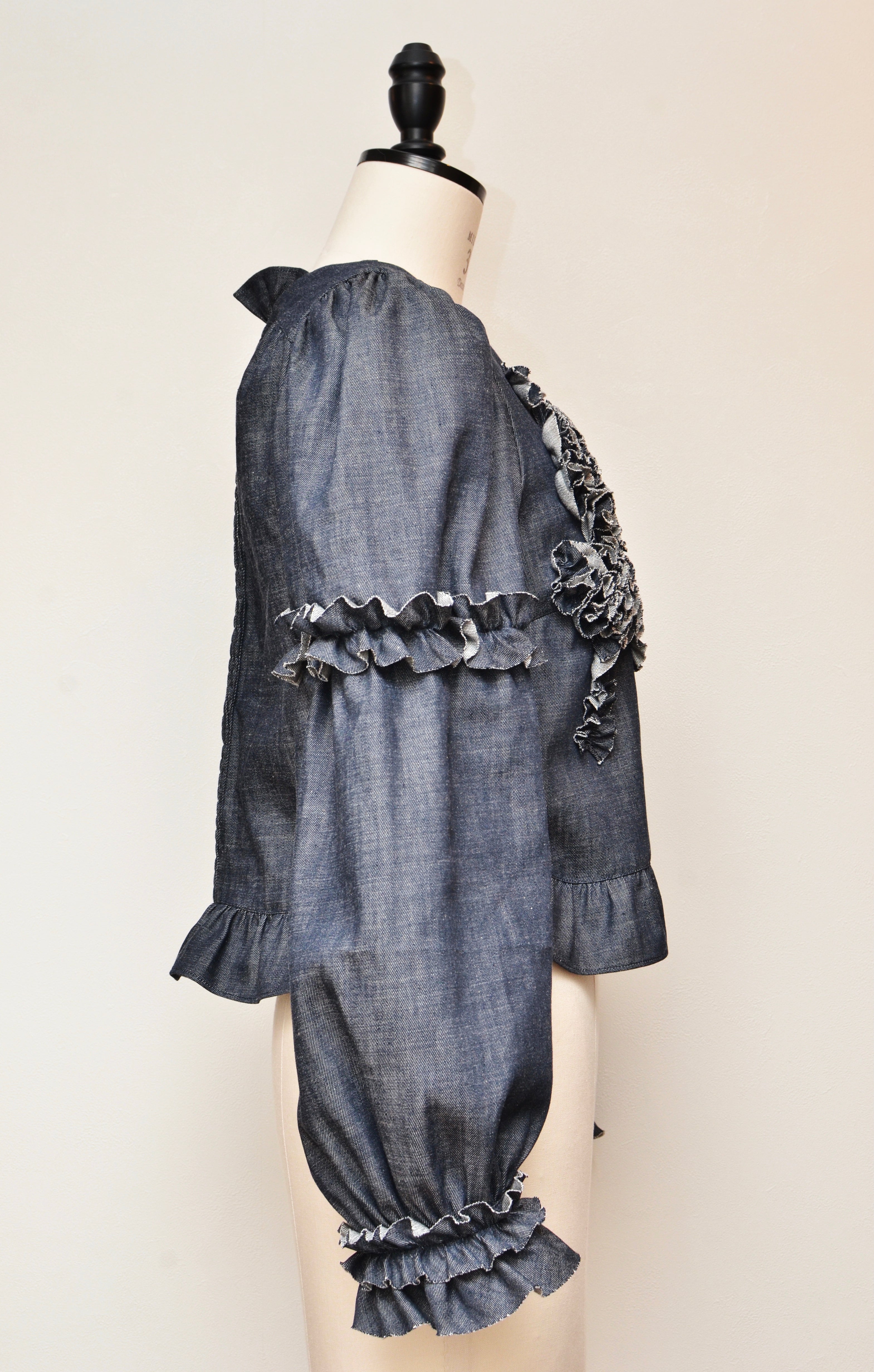 [2/14-15 TOKYO POPUP先行販売] 浪漫ジャケット（デニム風ネイビー）