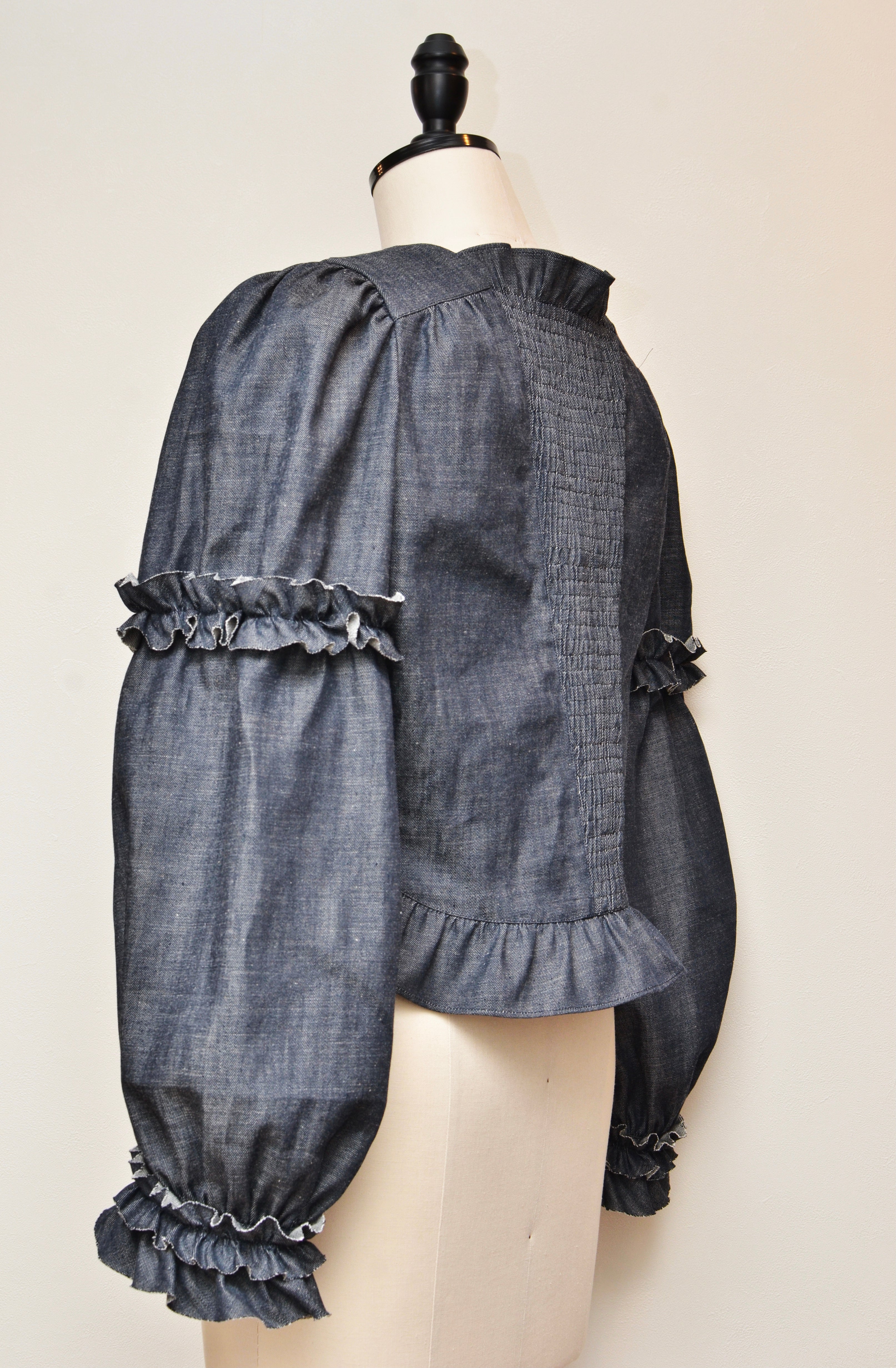 [2/14-15 TOKYO POPUP先行販売] 浪漫ジャケット（デニム風ネイビー）