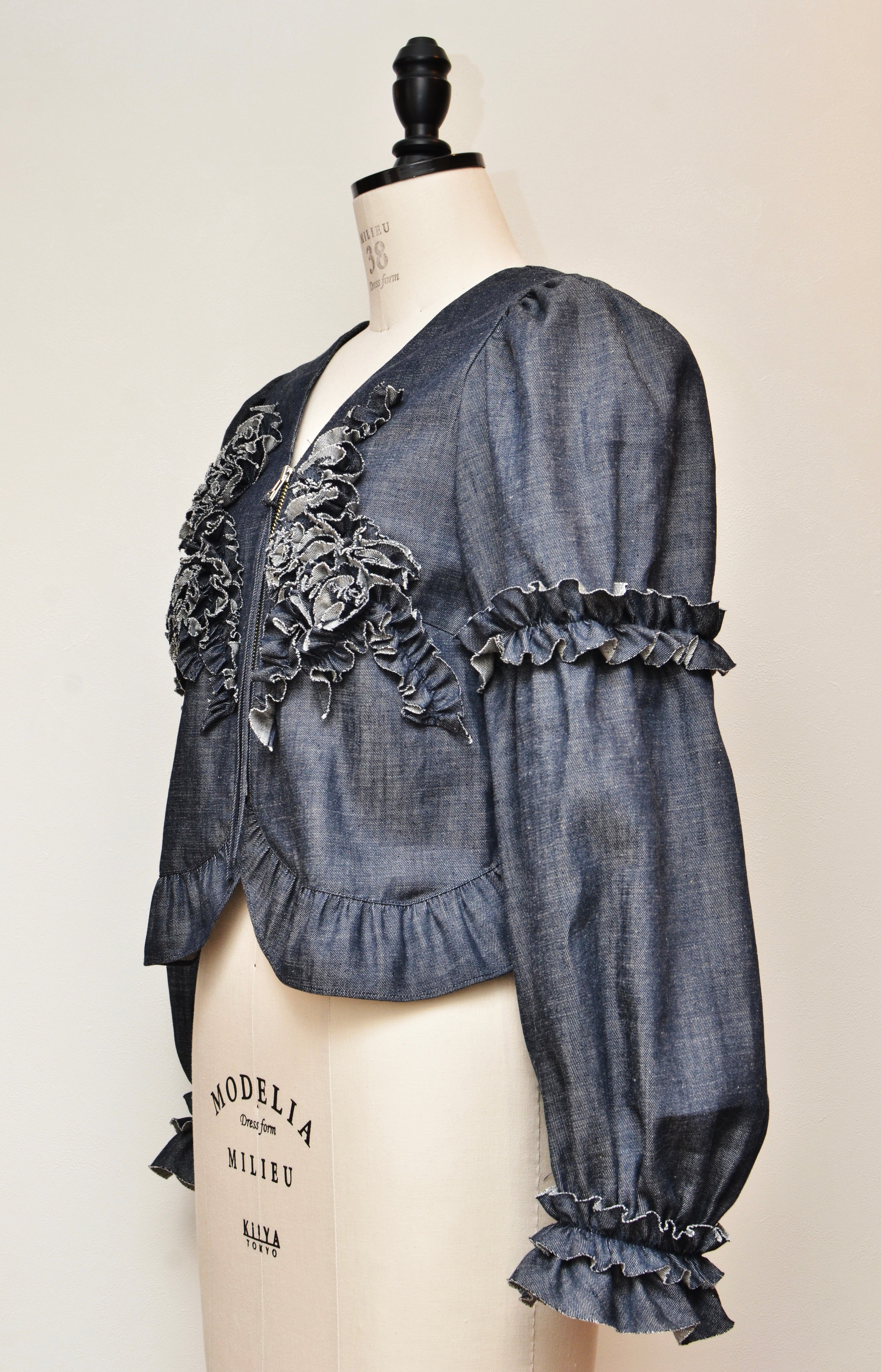 [2/14-15 TOKYO POPUP先行販売] 浪漫ジャケット（デニム風ネイビー）