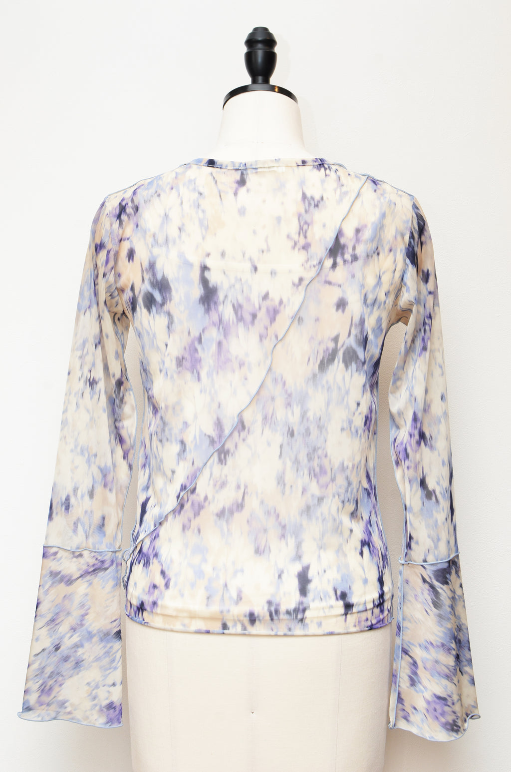 Spring Blooming Sheer Tops + Camisole Set