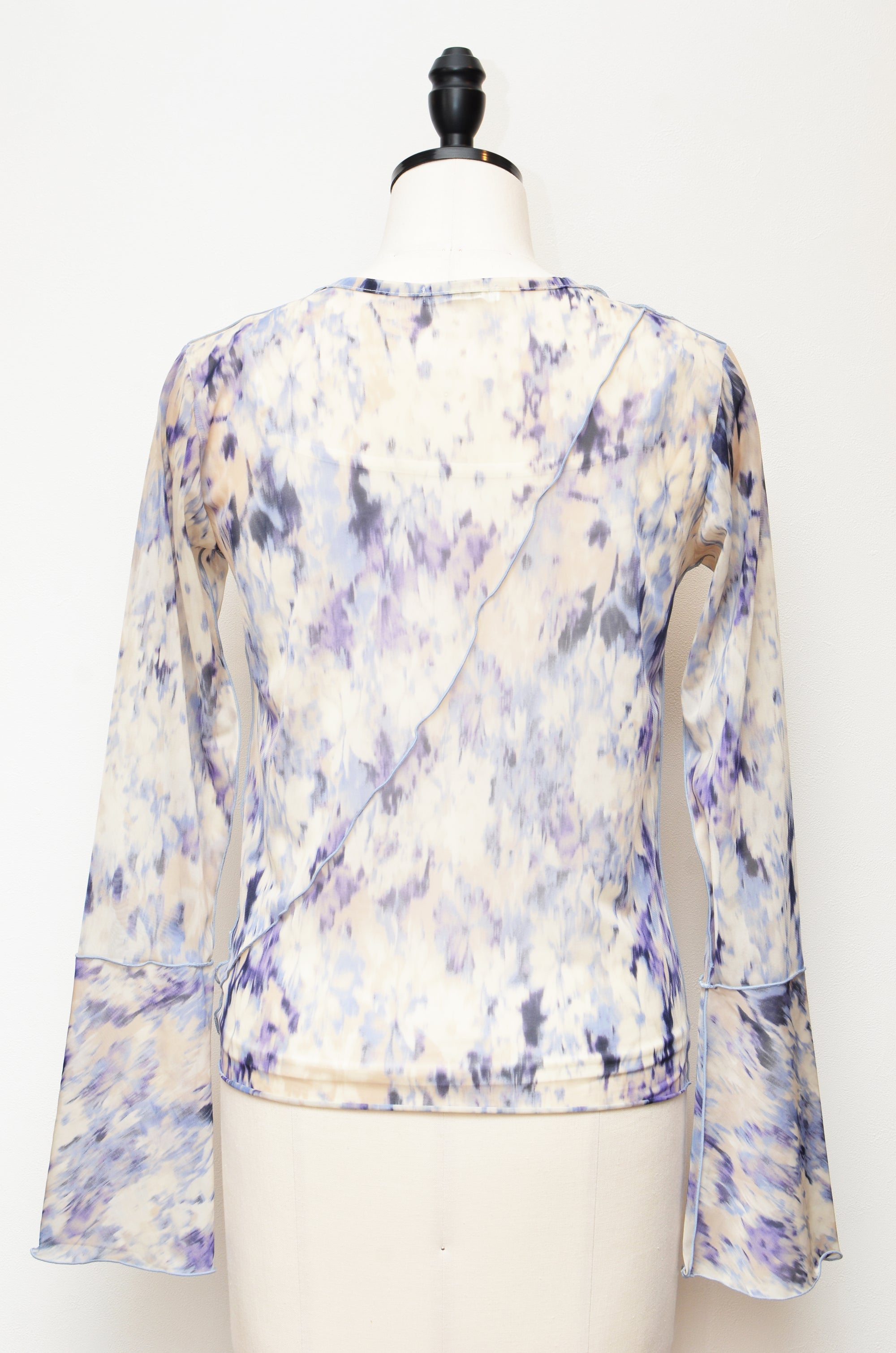 Spring Blooming Sheer Tops + Camisole Set