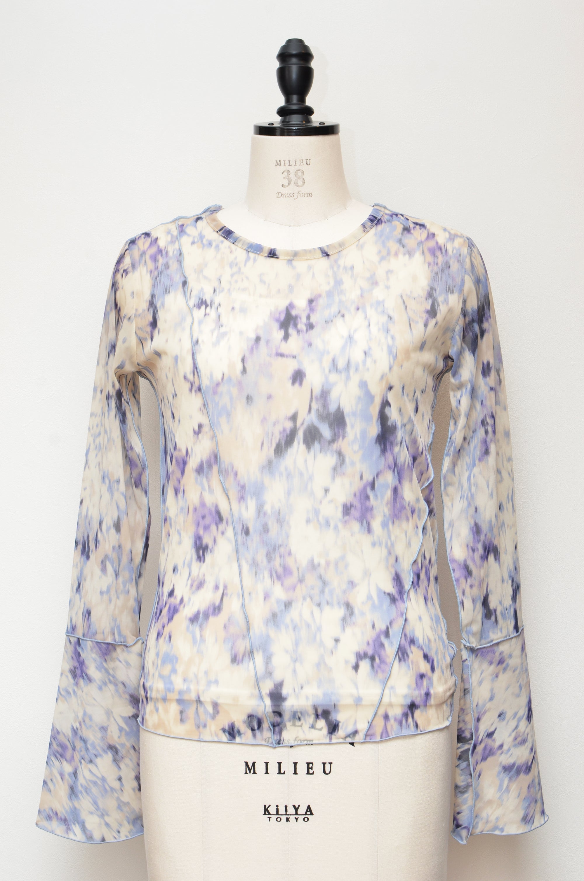 Spring Blooming Sheer Tops + Camisole Set