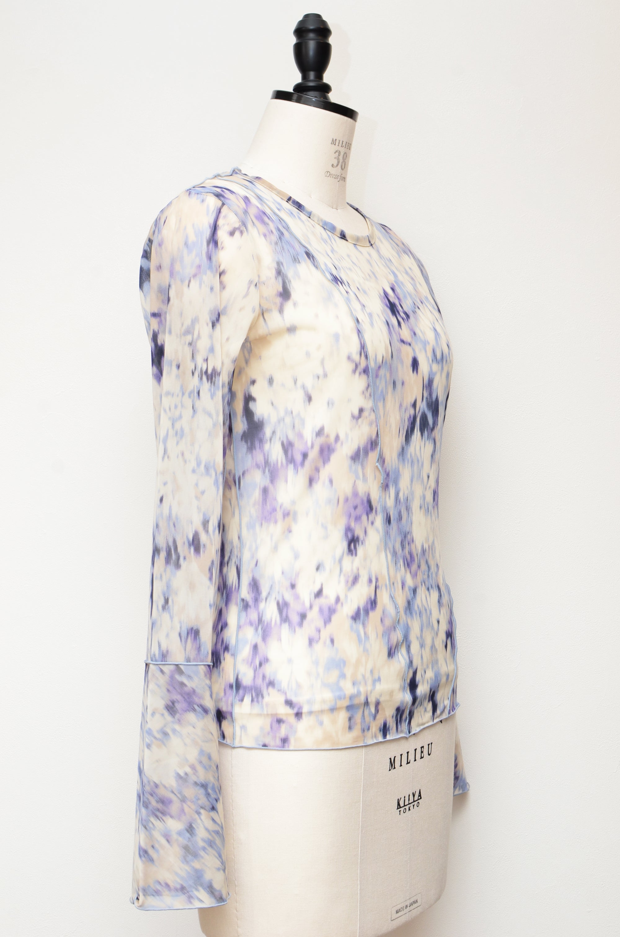 Spring Blooming Sheer Tops + Camisole Set