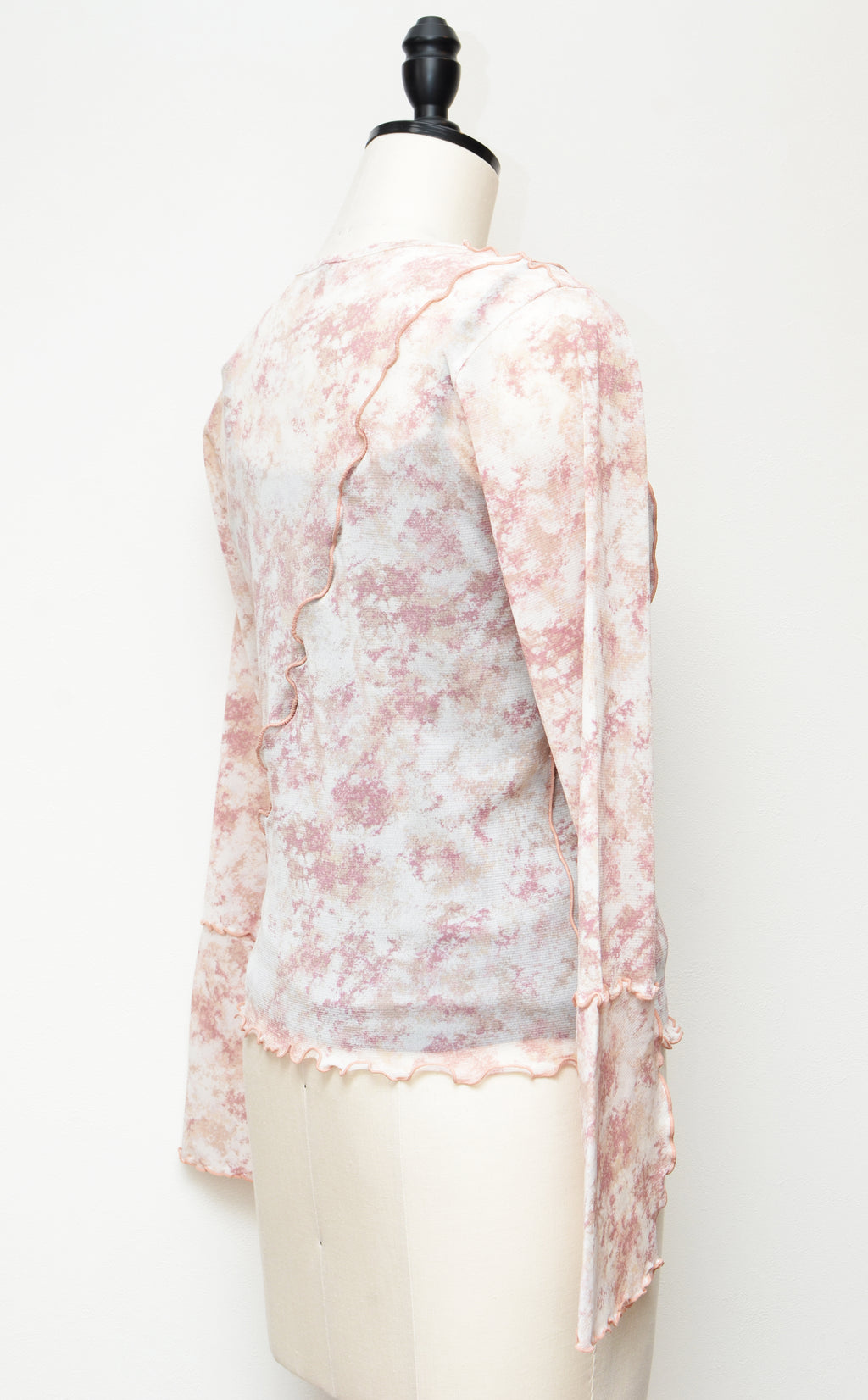 Spring Blooming Sheer Tops + Camisole Set
