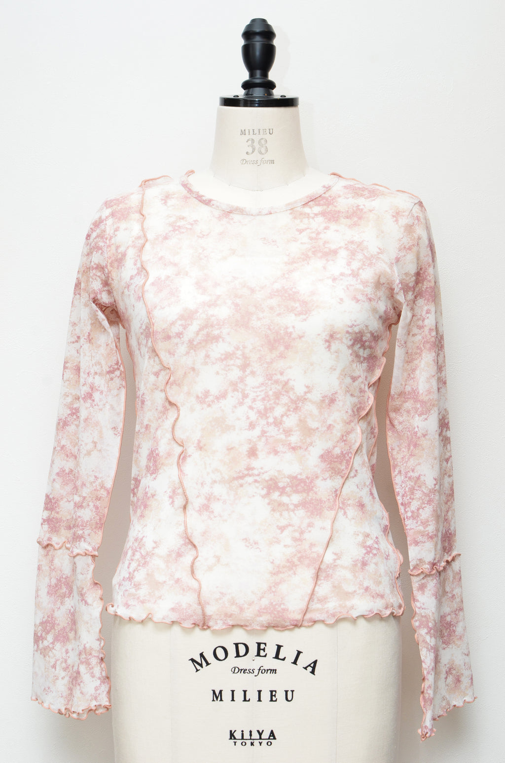 Spring Blooming Sheer Tops + Camisole Set