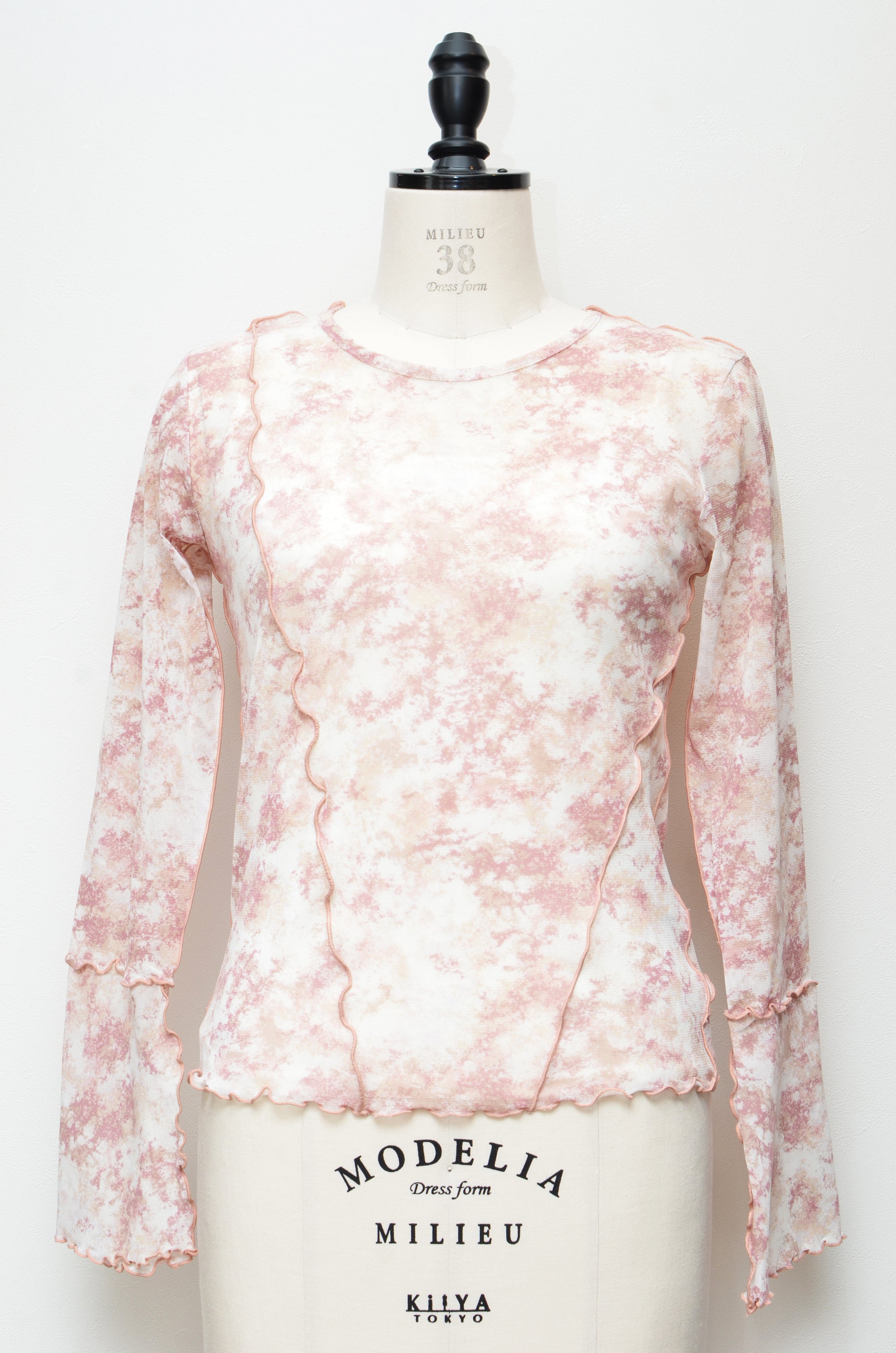 Spring Blooming Sheer Tops + Camisole Set