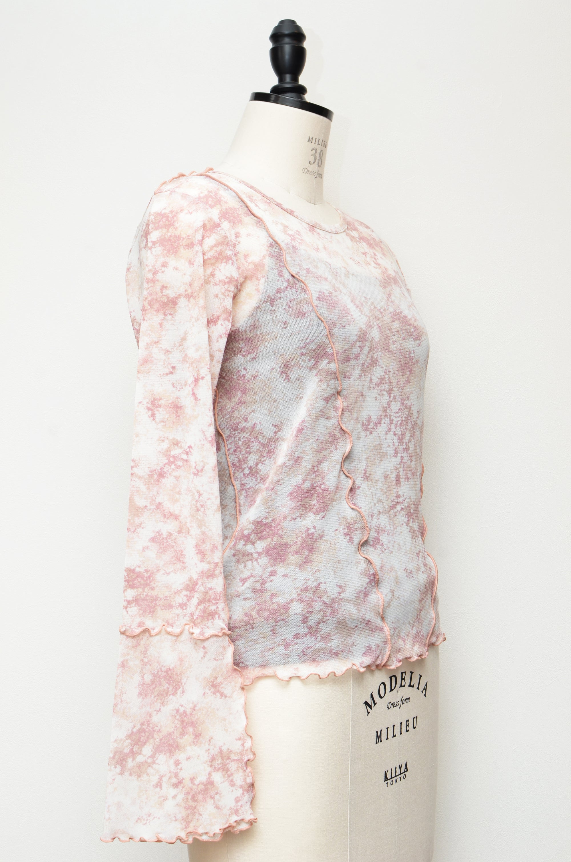 Spring Blooming Sheer Tops + Camisole Set