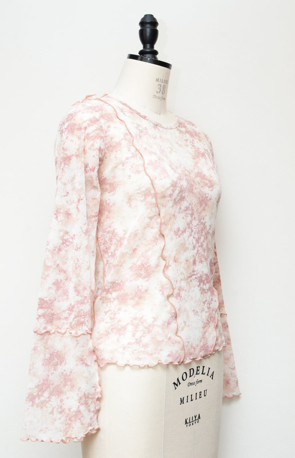 Spring Blooming Sheer Tops + Camisole Set