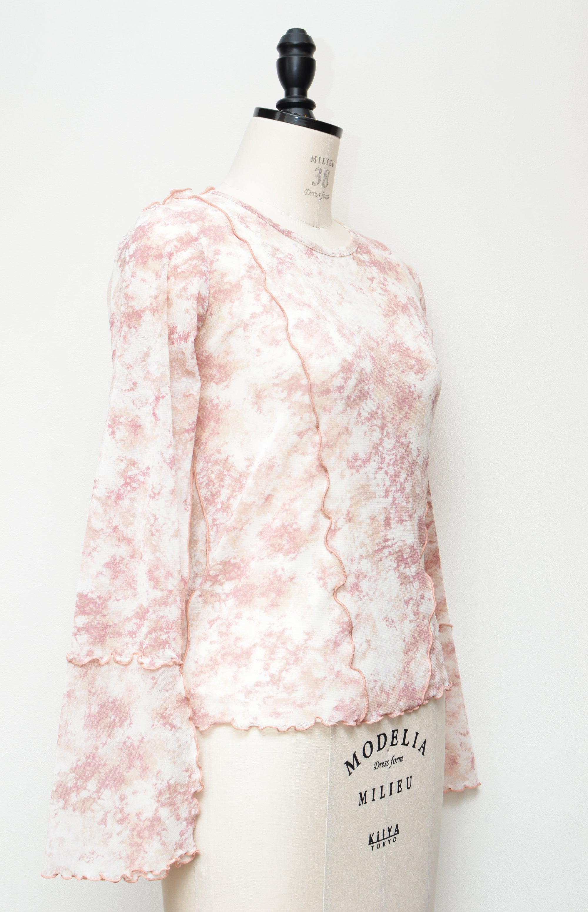 Spring Blooming Sheer Tops + Camisole Set