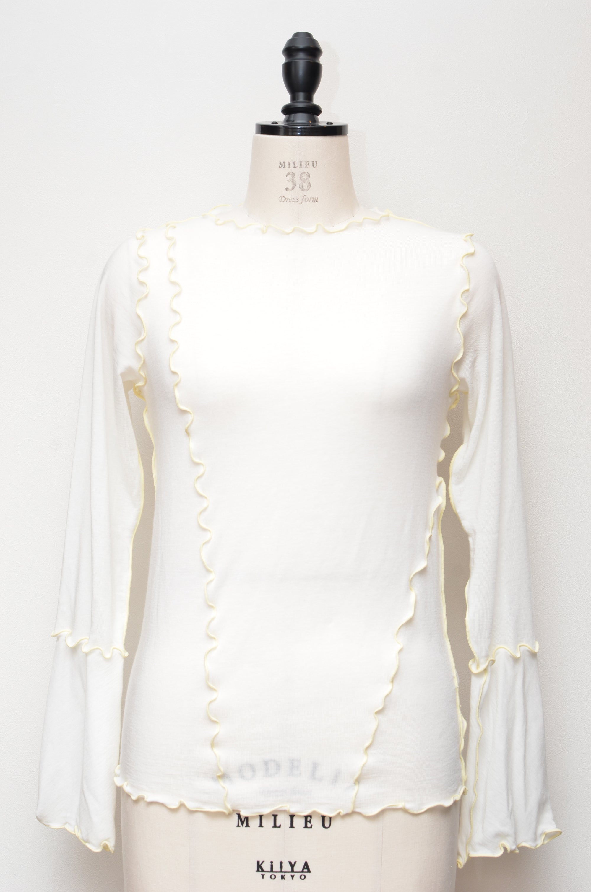 [Non-itchy clothing][Made to order][Washable]Soft sheer top