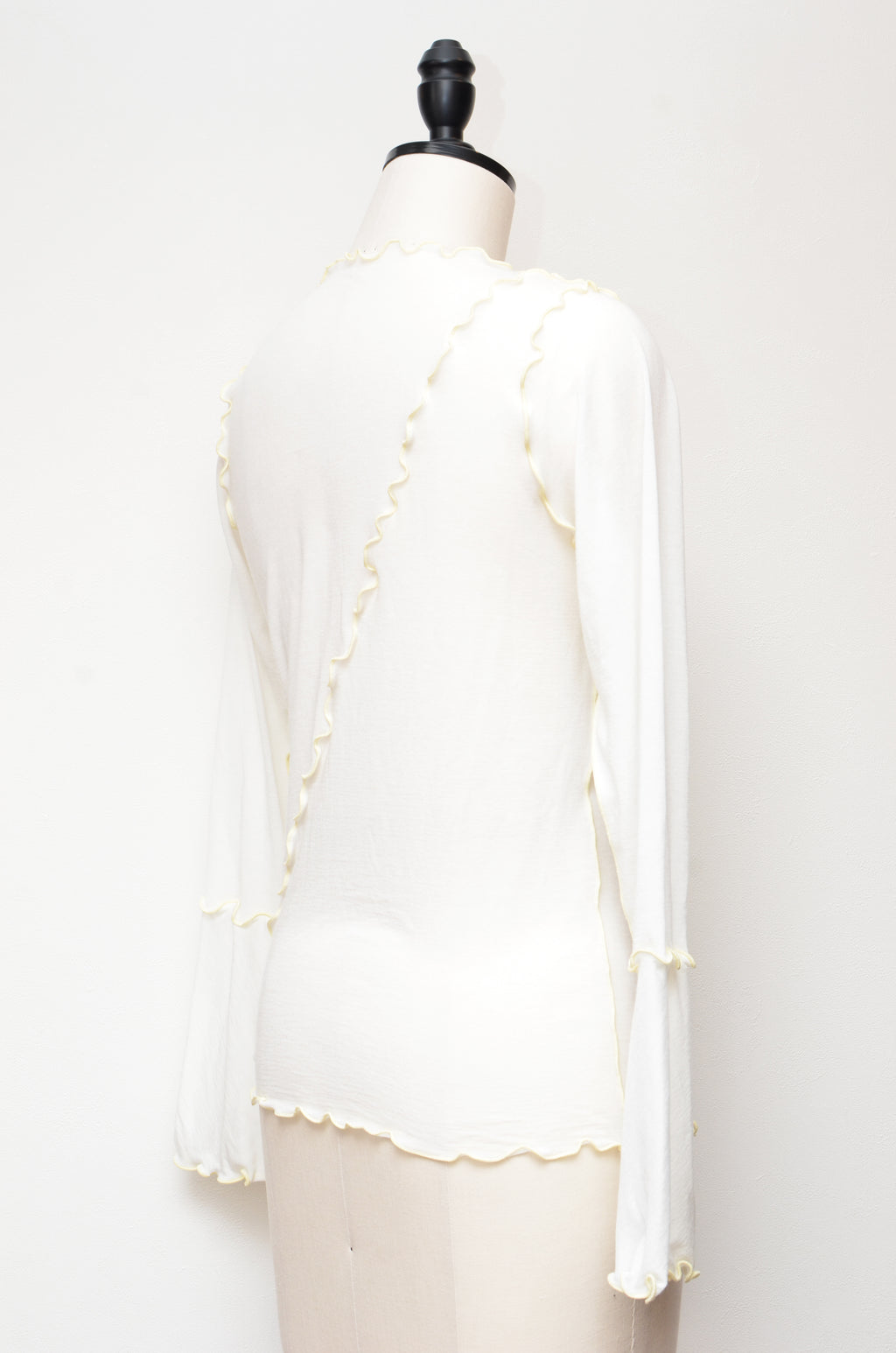 [Non-itchy clothing][Made to order][Washable]Soft sheer top
