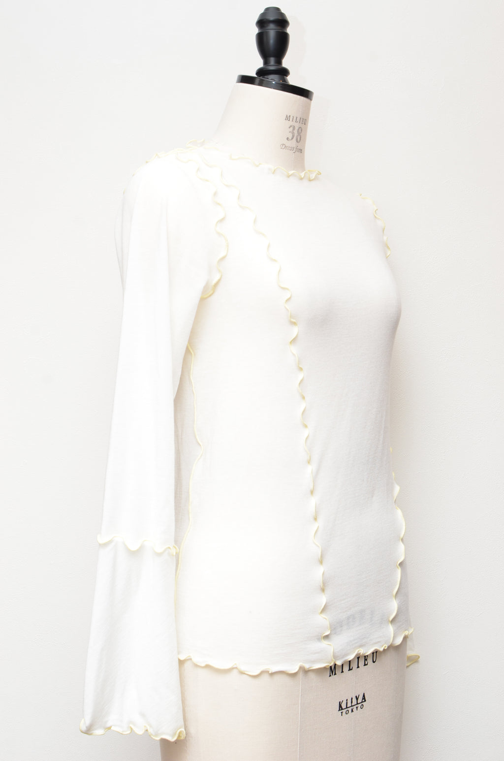 [Non-itchy clothing][Made to order][Washable]Soft sheer top